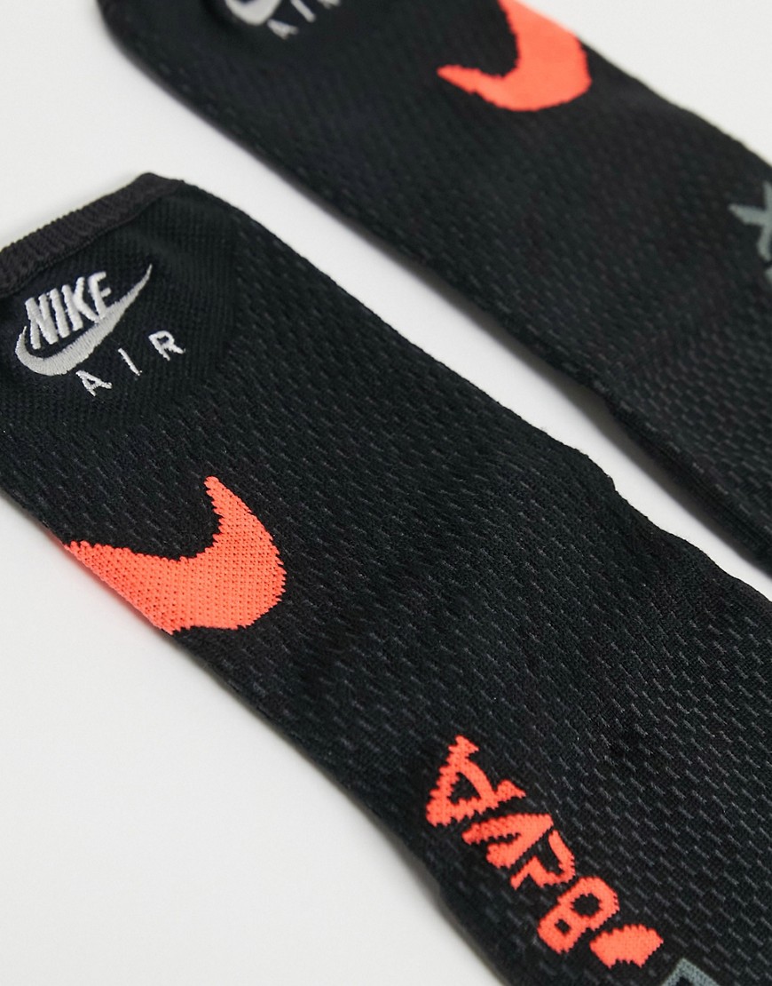 Nike - Vapormax - Kwarthoge sokken in zwart