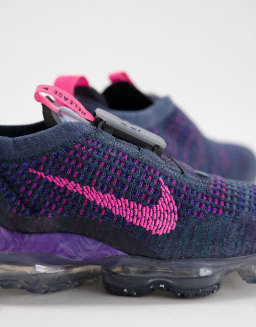 Nike vapormax noir outlet et rose