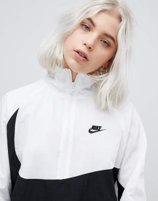 Nike vaporwave swoosh half hotsell zip jacket