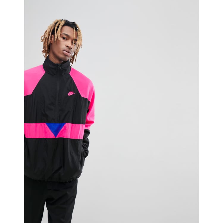 Nike pink and black jacket online