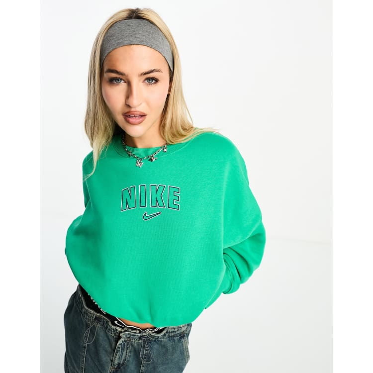 Nike varsity fleece crop pullover sale