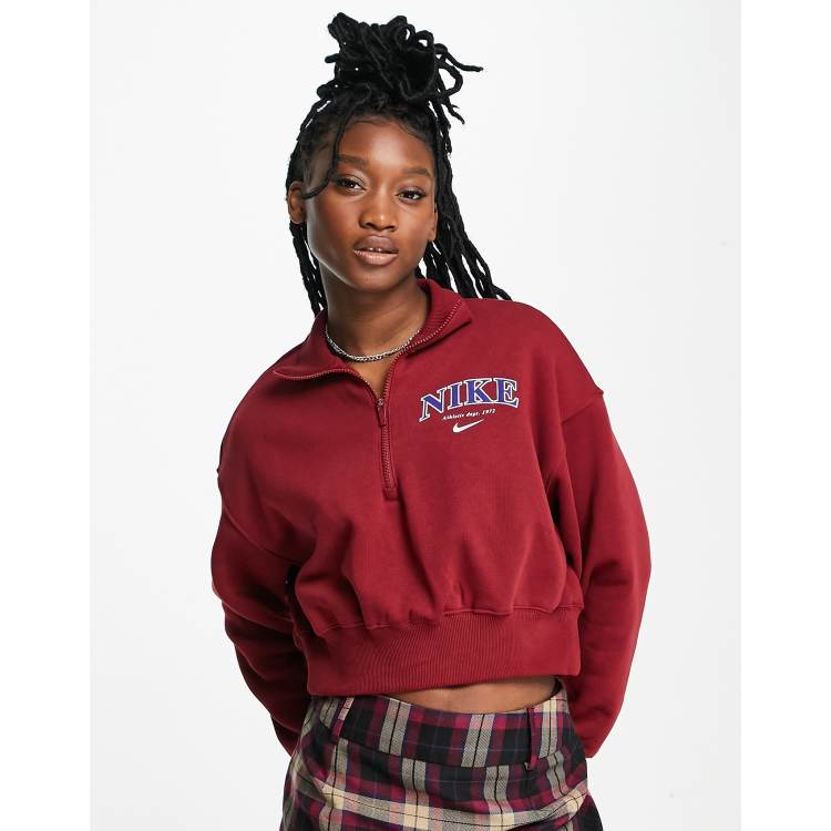nike varsity quarter zip pullover sweater