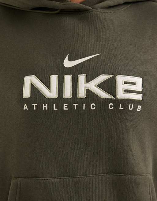 Nike - Varsity Phoenix - Oversized hoodie van fleece in kaki, 3 van 4