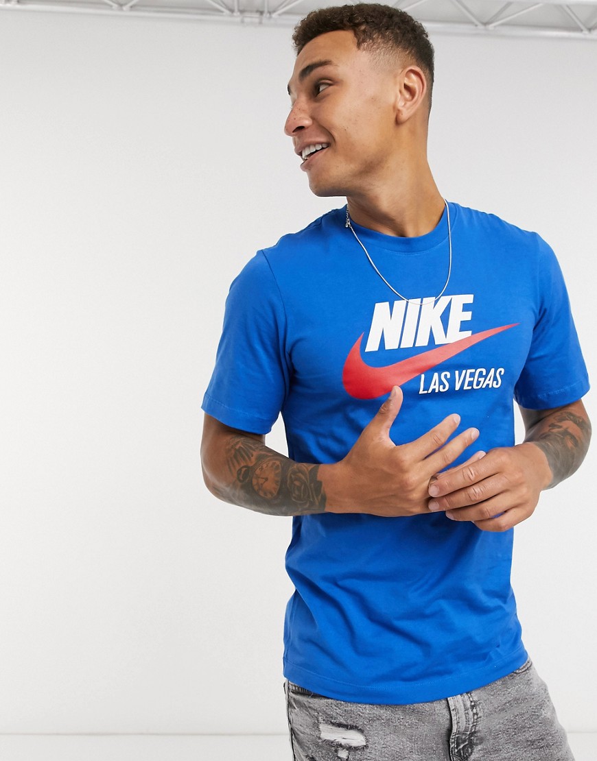 Nike Vegas t-shirt in blue