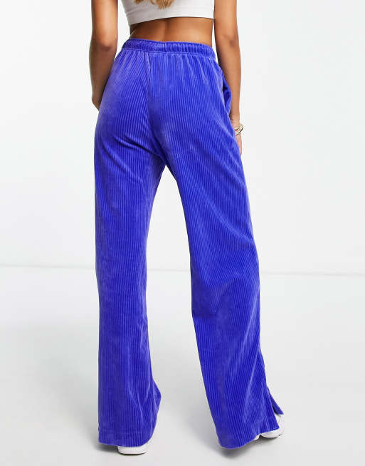 ★NIKE★W NSW VELOUR HIGH WAIST WIDE LEG パンツ★追跡可 Nike Sportswear Women's Velour High-Waisted Wide-Leg