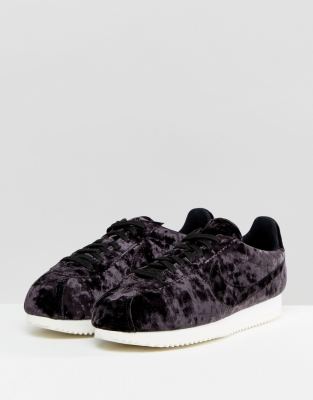 crushed velvet nike cortez