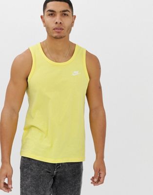 Nike vest in yellow | ASOS