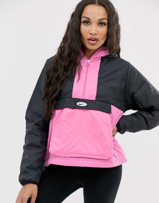 Veste nike noir et on sale rose