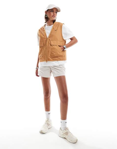 Nike - Veste sans manches style cargo - Marron - view 1