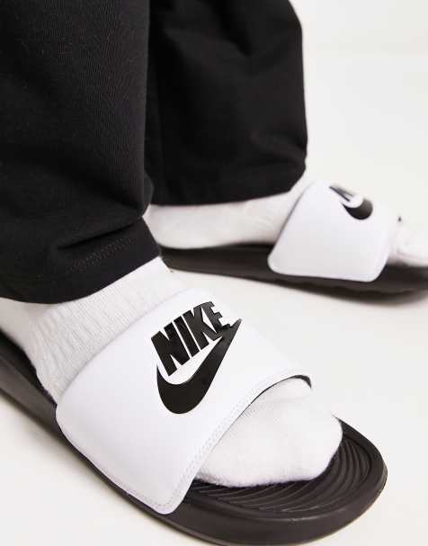 Nike - Victori - Claquettes - Noir et blanc - view 1