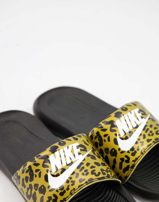 Nike animal store print sliders