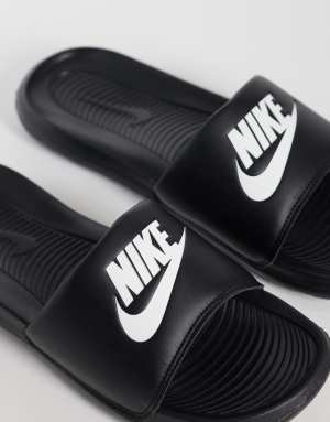 Nike Victori One sliders in black