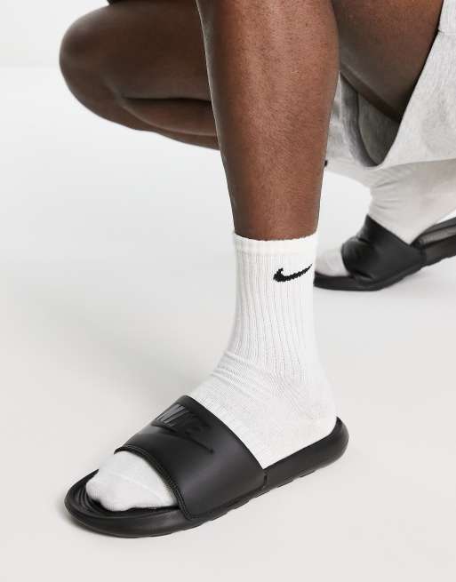 Nike victori best sale one slide black