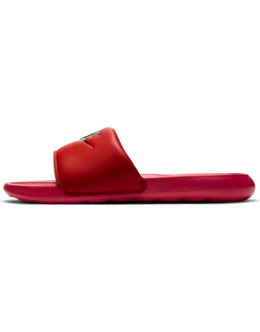 Nike Victori One University Red Slide Sandals