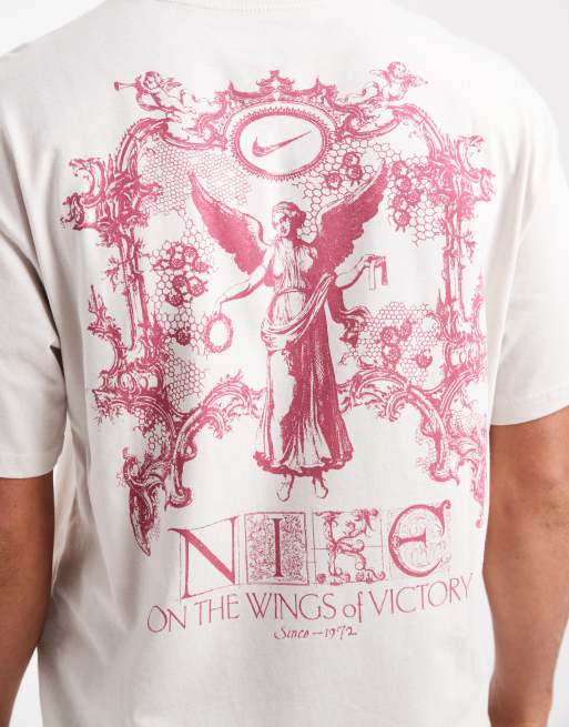 Nike Victory graphic T-shirt in beige