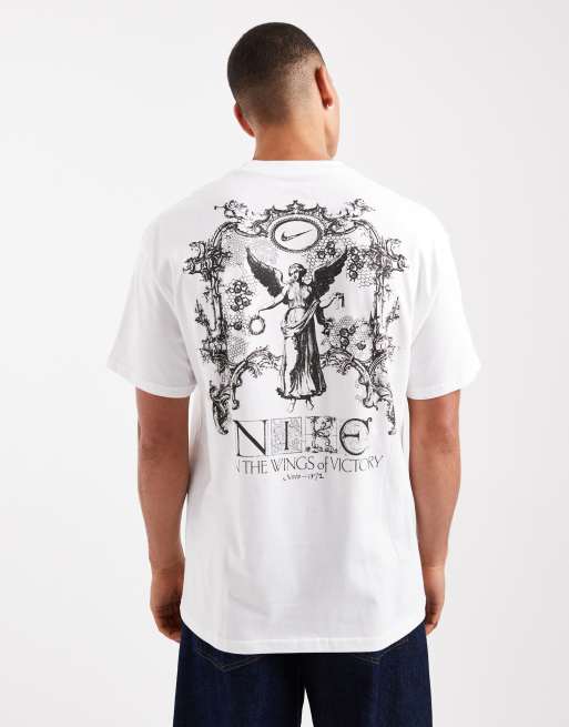 Nike - Victory - Hvid T-shirt med grafikprint på ryggen