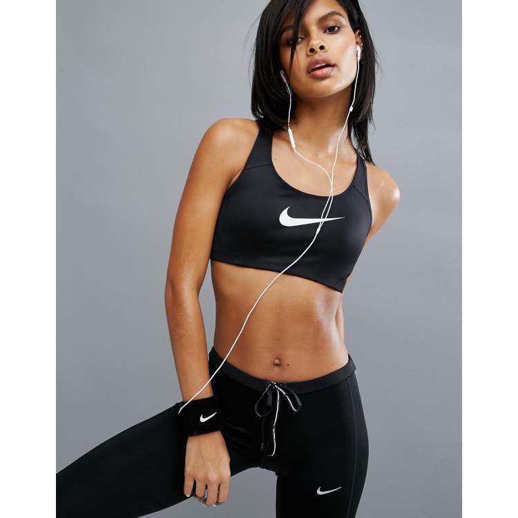 Nike Pro Classic Dri-fit Stretch-jersey Sports Bra - White