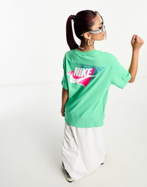 Nike vintage back print t-shirt in spring green