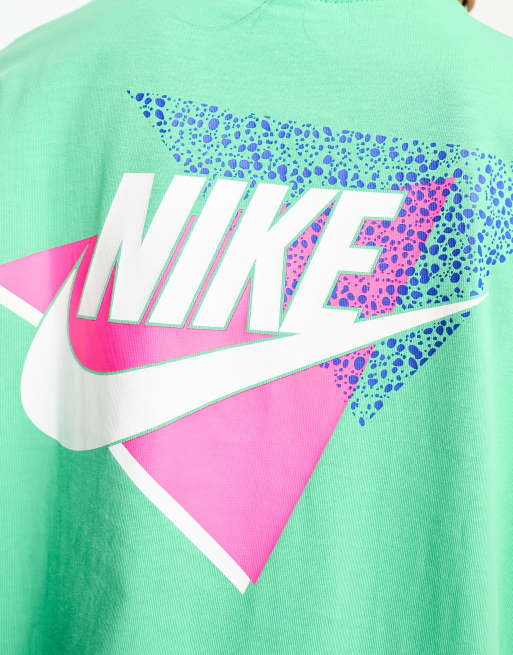 Pink and green nike shirt store