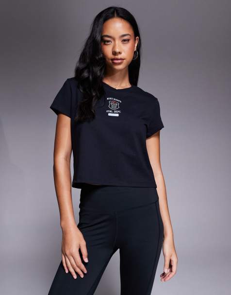 Nike Vintage graphic baby T-shirt in black - view 1