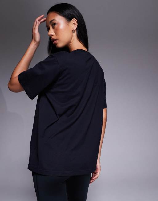 Nike Vintage oversized graphic T-shirt in black
