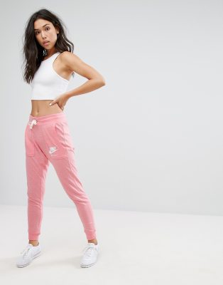 coral nike sweatpants