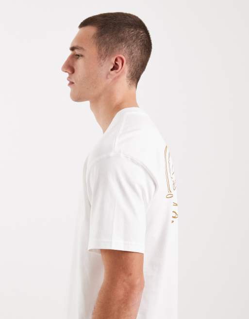 Nike – Vit t-shirt med hjärttryck baktill, 4 av 5