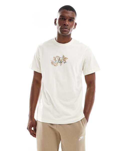 Nike – Vit t-shirt med tryck - view 1
