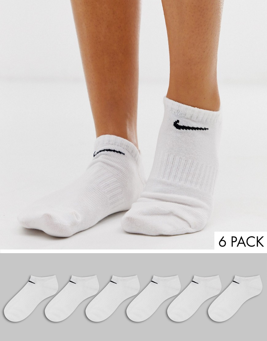 Nike – Vita träningsstrumpor i 6 -pack