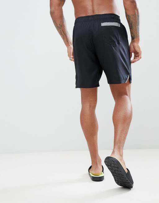 Nike - Vital NESS8432-001 - Pantaloncini da bagno medio lunghi neri, 2 di 4