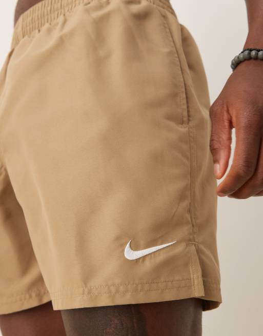 Nike – Volley-Badeshorts in Beige, 5 Zoll Schrittlänge, 3 von 4