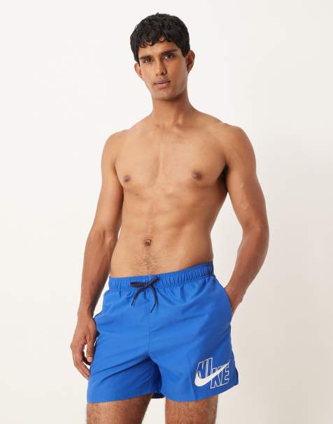 Nike – Volley-Badeshorts in Blau, 5 Zoll - view 1