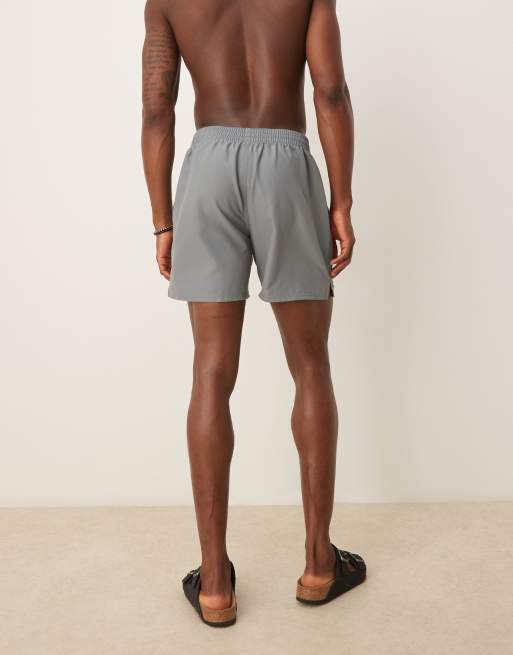 Nike – Volley-Badeshorts in Grau, 5 Zoll Schrittlänge, 4 von 4