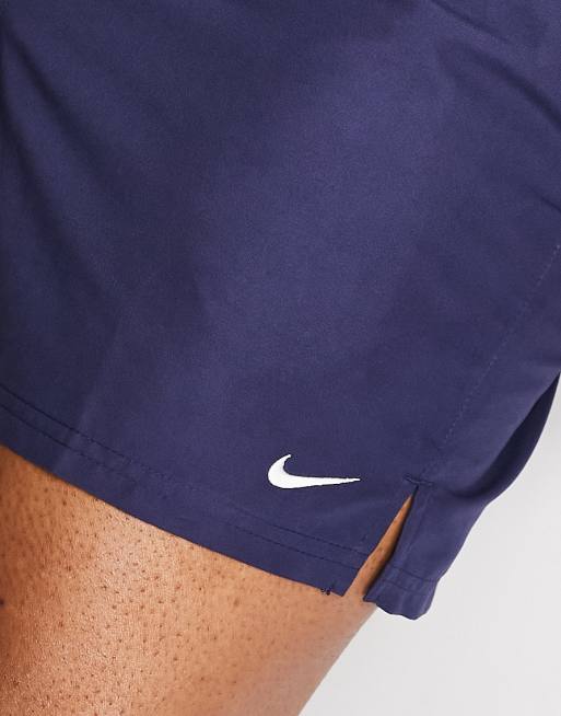 Nike – Volley – Badeshorts in Marineblau, 5 Zoll, 3 von 4