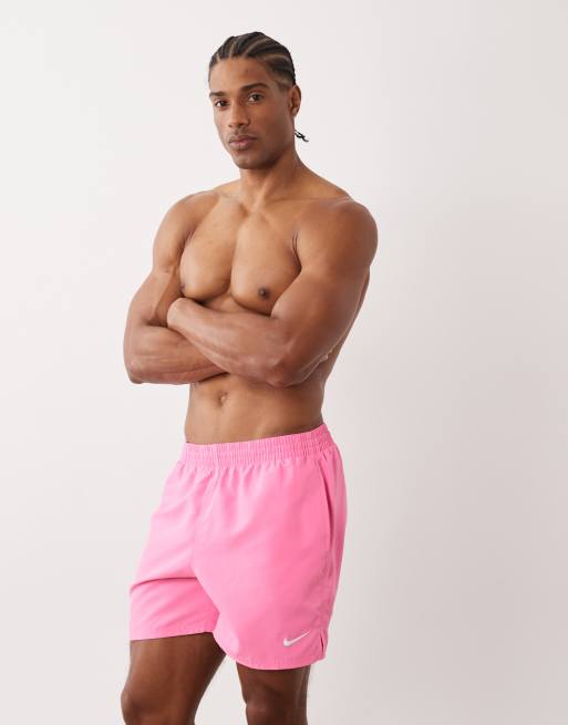 Nike – Volley-Badeshorts in Rosa, 5 Zoll Schrittlänge, 3 von 5