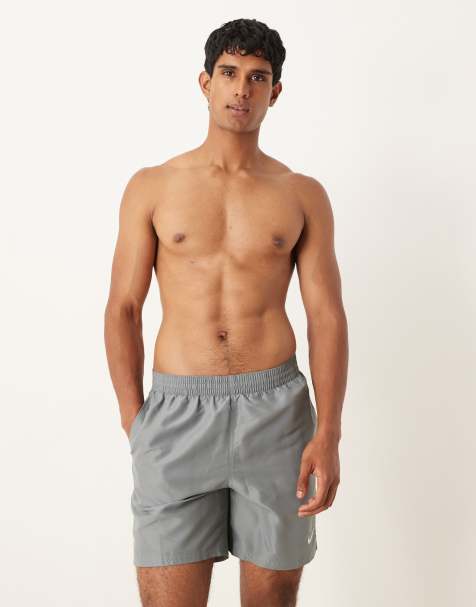 Nike – Volley – Grå badshorts på 7 tum - view 1