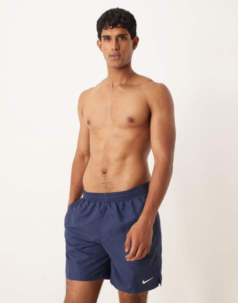 Nike – Volley – Marinblå badshorts, 7 tum - view 1