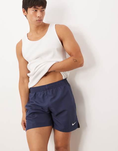 Nike - Volley - Marineblå volley- og badeshorts på 5 tommer - view 1