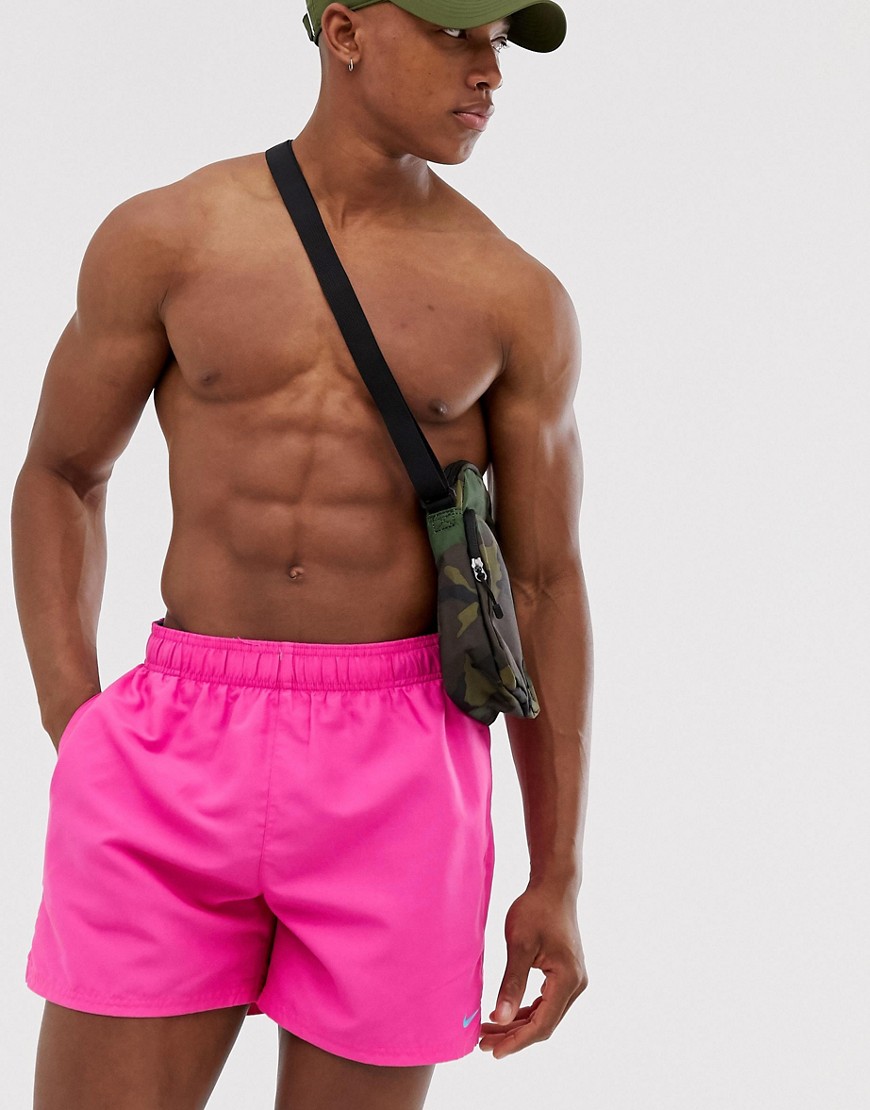 Nike - Volley - Pantaloncini da bagno cortissimi rosa NESS9502-659