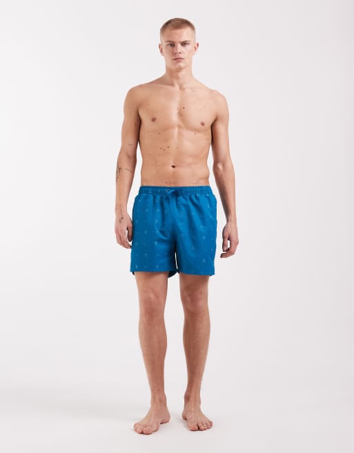 Nike - Volley - Pantaloncini da bagno foderati verdi da 5 pollici, 2 di 5