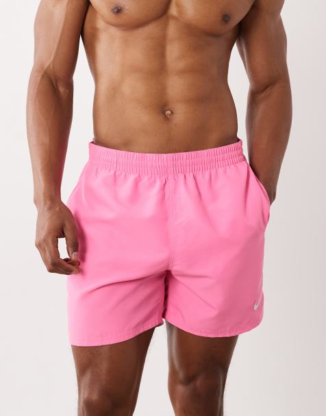 Nike - Volley - Pantaloncini da bagno rosa da 13 cm - view 1