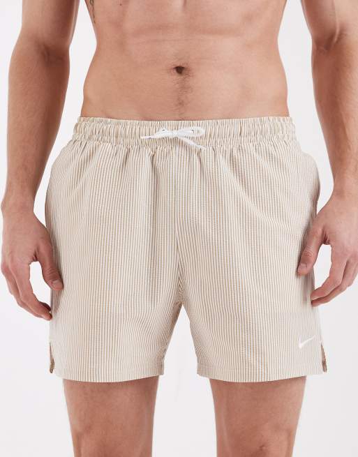 Nike - Volley - Shorts de baño de 5" beis de sirsaca, 5 de 5