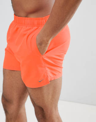 nike orange swim shorts