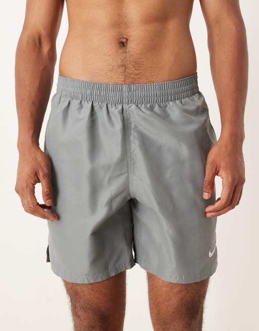 Nike – Volley – Szare szorty kąpielowe o długości 7 cali, 4 z 5