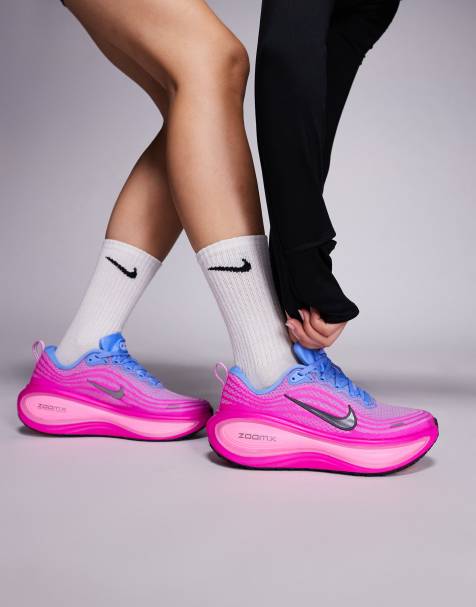 Nike Vomero Plus running sneakers in purple & pink - view 1