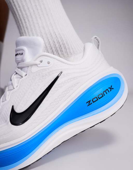 Nike Vomero Plus sneakers in white and blue