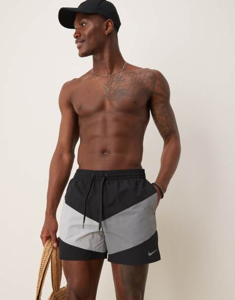 Nike Vortex 5 inch Volley swim shorts in black