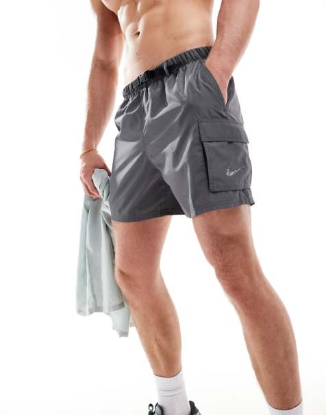 Nike - Voyage - 5-inch lange volleybalzwemshort in antracietgrijs - view 1