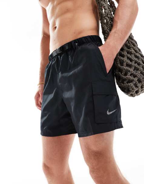 Nike - Voyage - 5-inch lange volleybalzwemshort in zwart - view 1