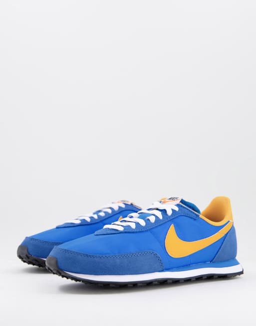 blue and yellow nike